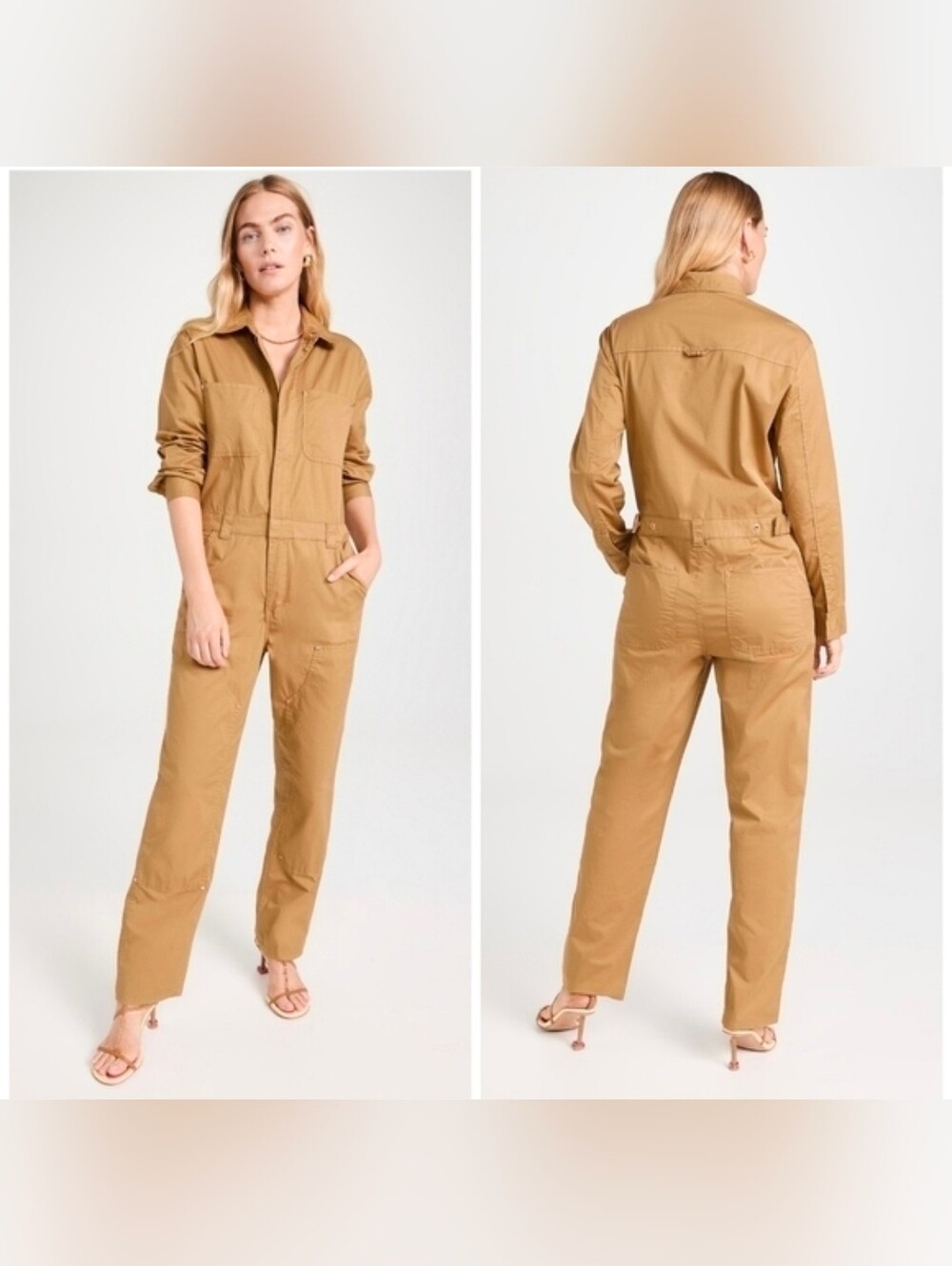Pistola Abigail Long Sleeve Carpenter Jumpsuit